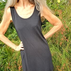 Versatile Black Tank Dress or Top by 4U
